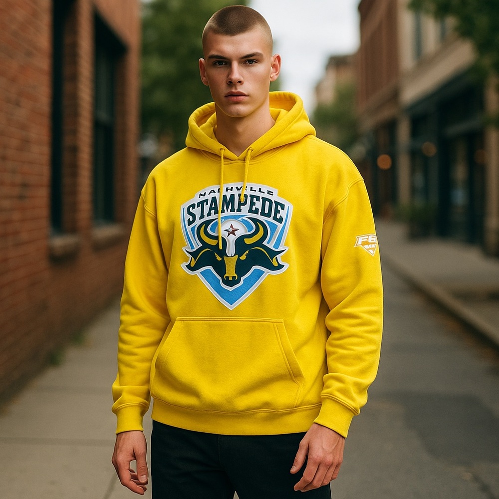 Nashville Stampede Yellow Hoodie